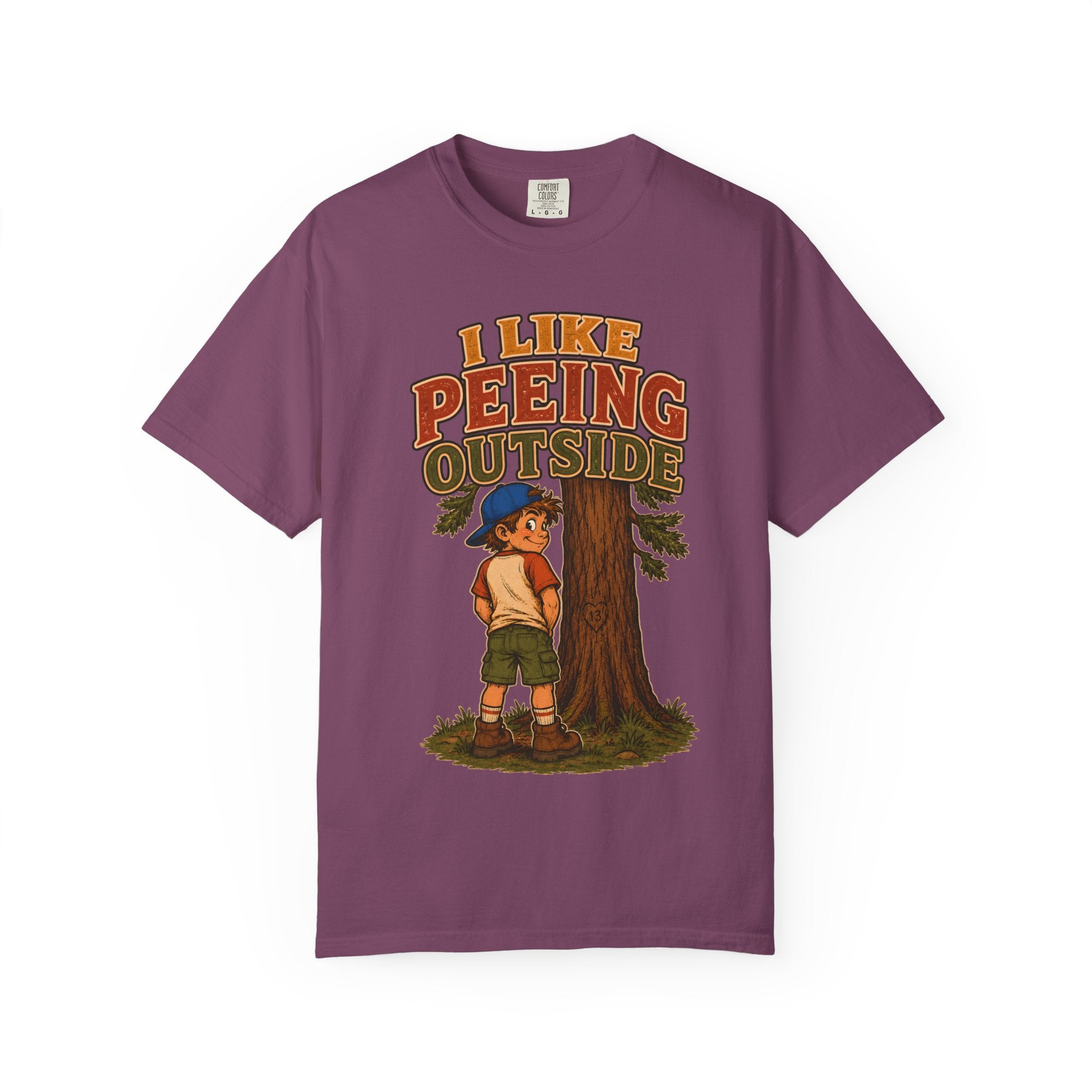 I Like Peeing Outside — Funny Camping Humor Tee