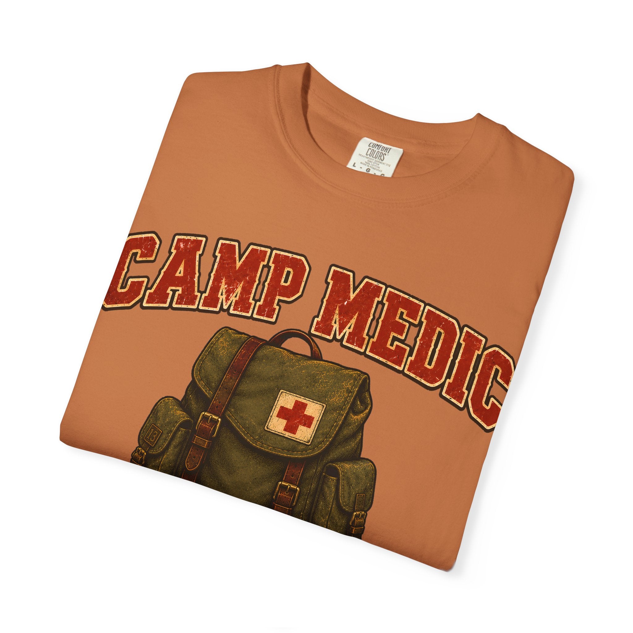 Camp Medic Funny Camping Shirt — Vintage Outdoor First Aid Tee