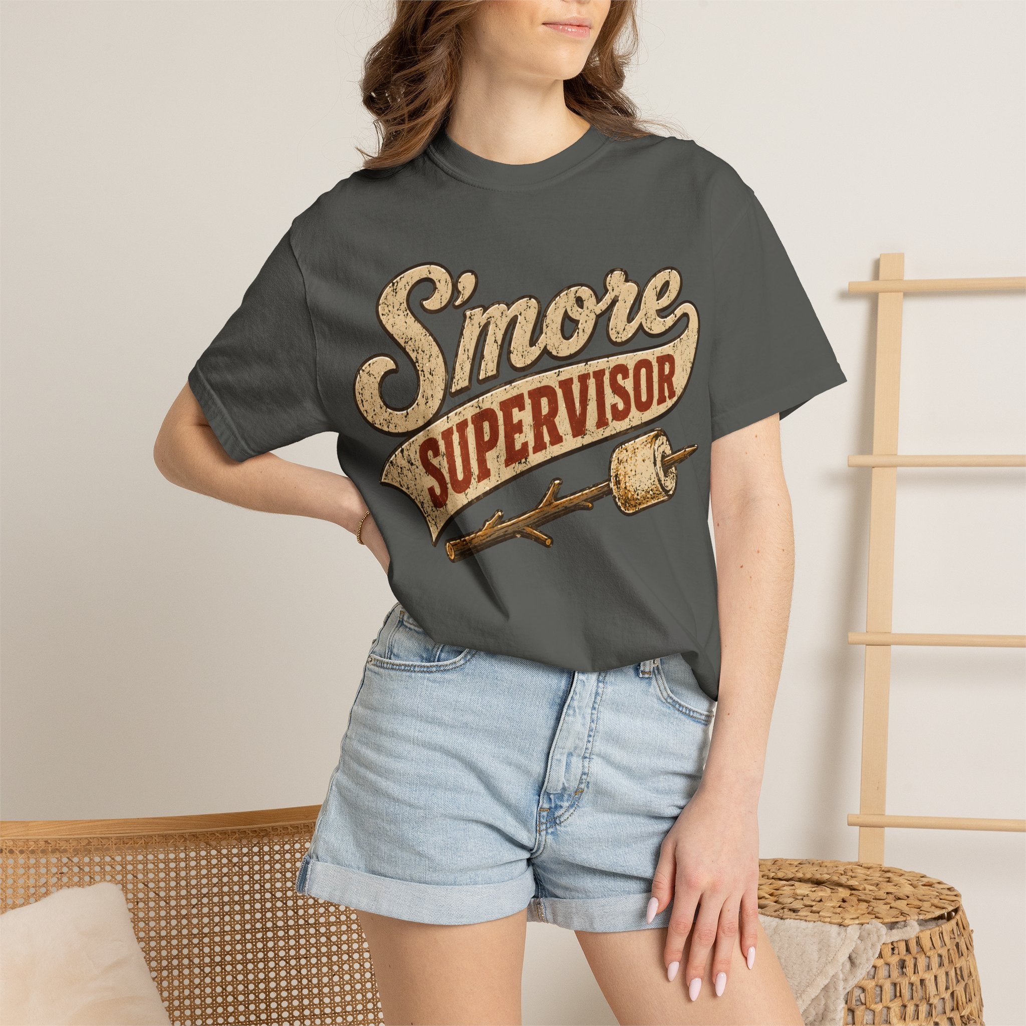 S'more Supervisor — Funny Campfire Camping Humor Tee