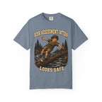 Risk Assessment Intern Looks Safe — Funny Camping Humor Tee