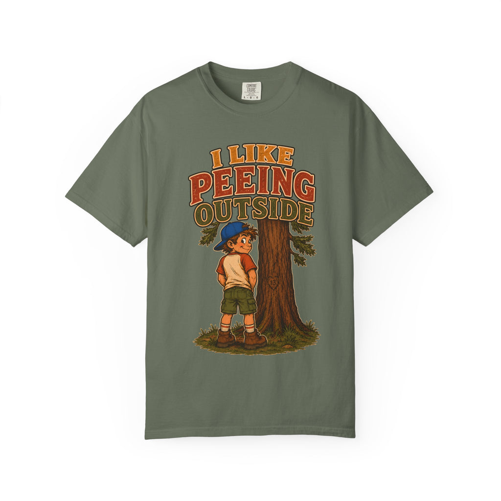 I Like Peeing Outside — Funny Camping Humor Tee