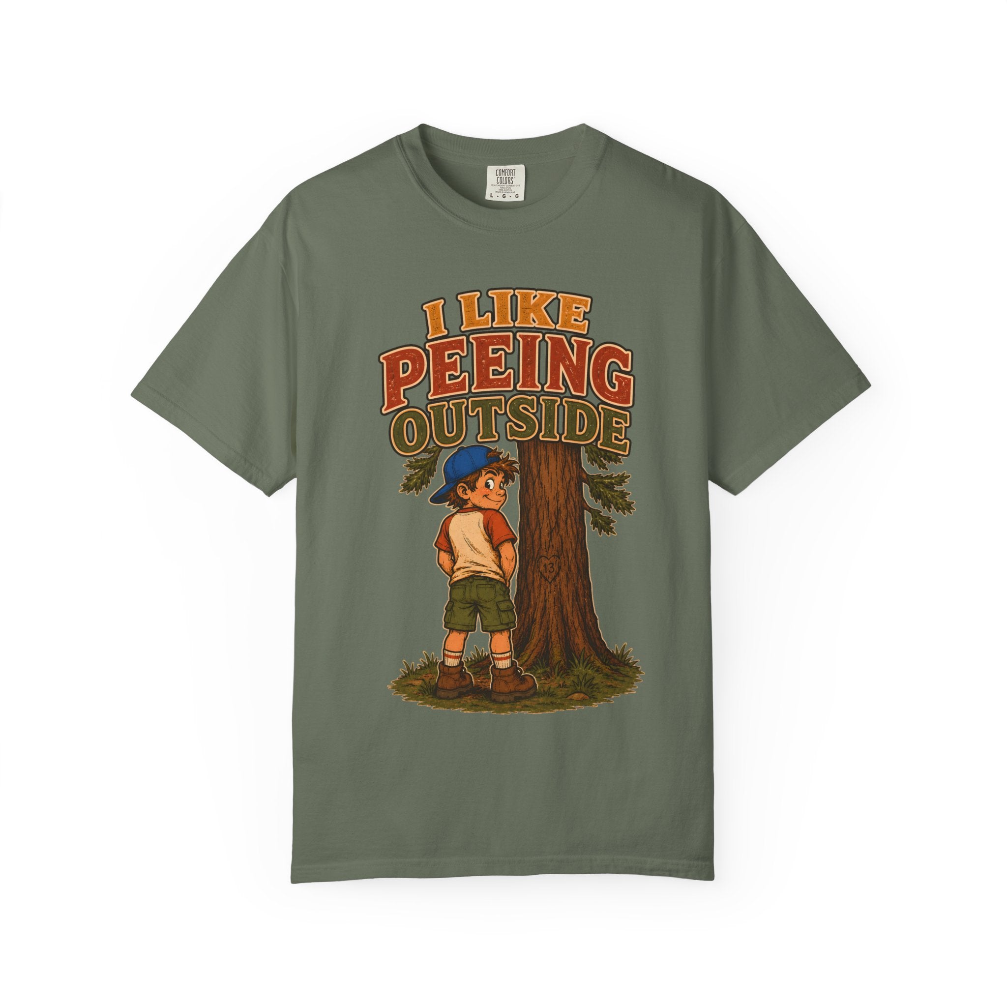 I Like Peeing Outside — Funny Camping Humor Tee