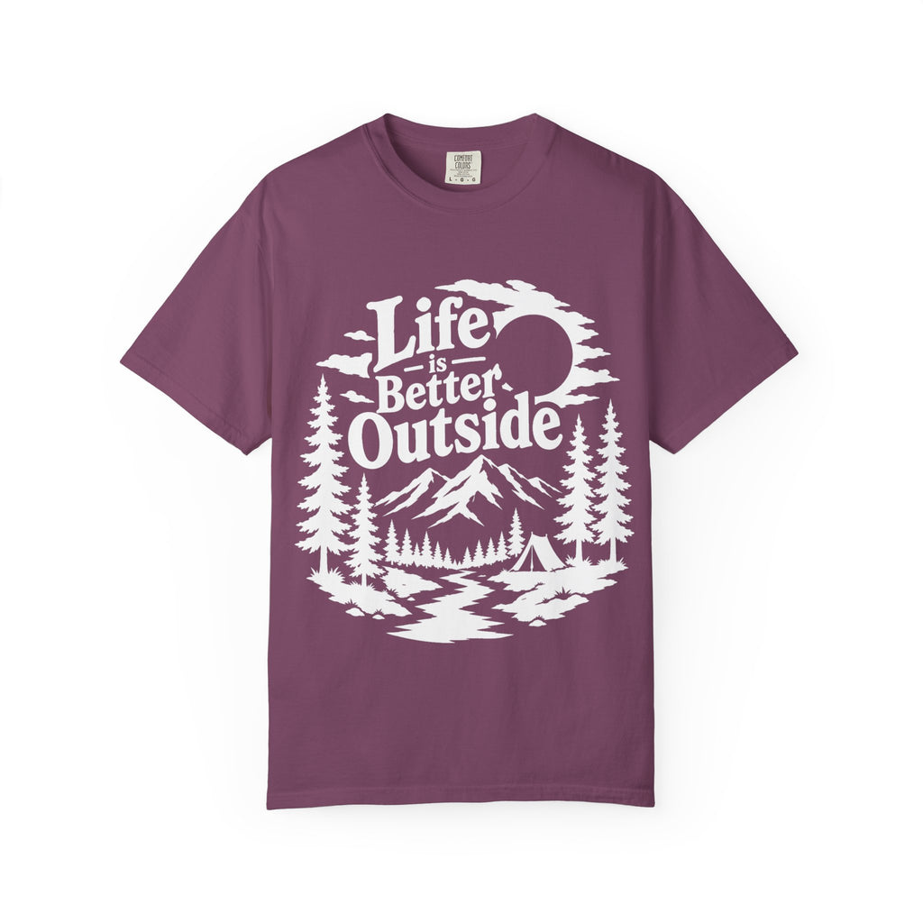 Life Is Better Outside Shirt — Vintage Outdoor Camping Tee