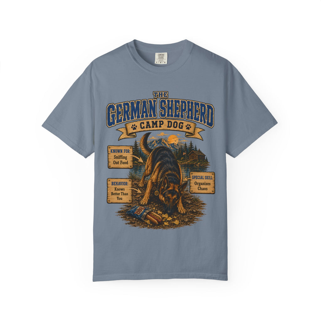 German Shepherd Camp Dog - Knows Better Than You Tee