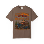 Sleeping Not Dead Just Checking the Eyelids for Leaks Funny Tee