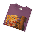Peek-A-Boo Bigfoot — Funny Sasquatch Hiking Camping Tee
