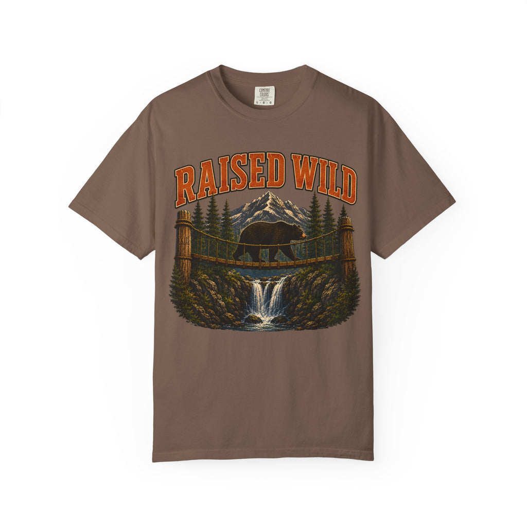 Raised Wild Vintage Outdoor Bear Shirt — Nature Graphic Tee