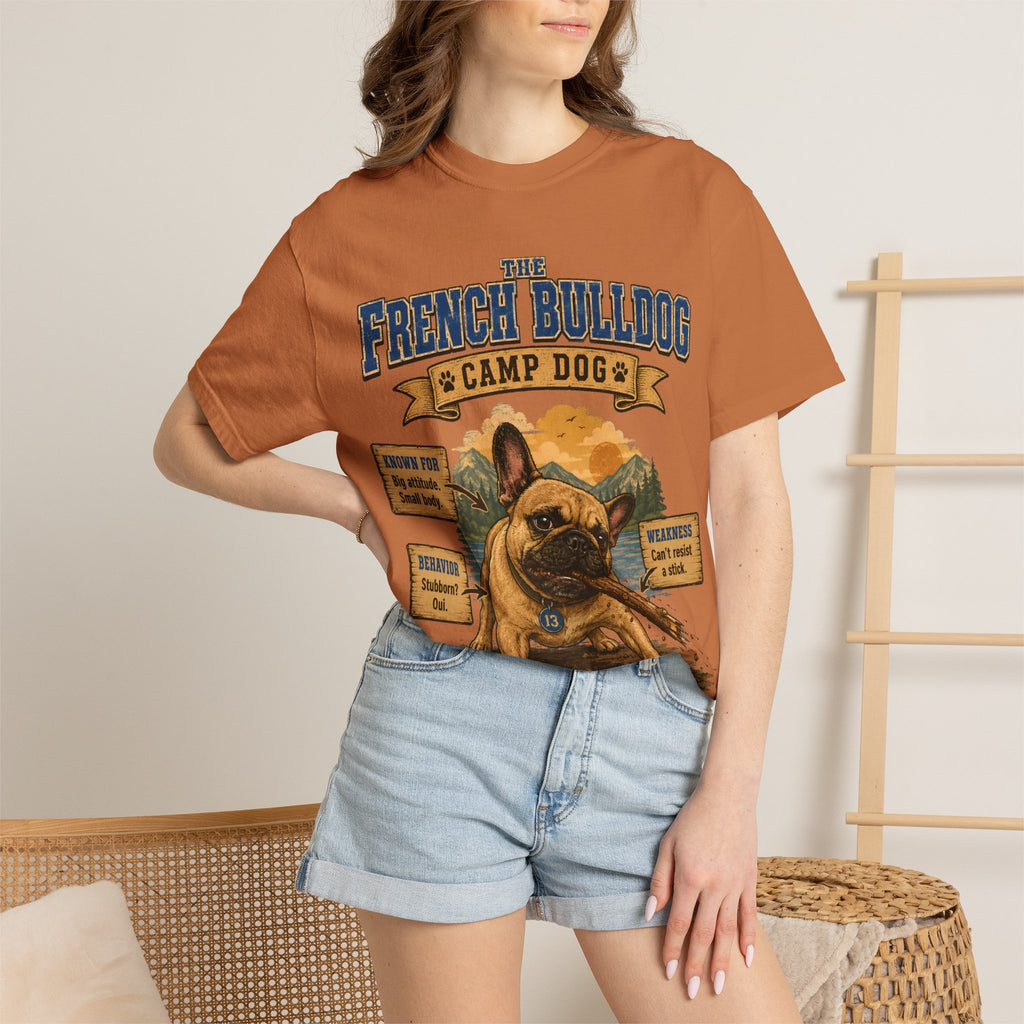French Bulldog Camp Dog - Stubborn? Oui. Tee