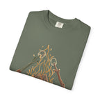 Roasing Marshmallows Line Art T-Shirt
