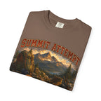 Summit Attempt Survivor Mostly Voluntary — Funny Hiking Tee