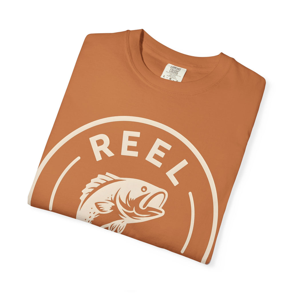Reel Good Times — Vintage Fishing Badge Tee