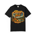 Sleep Under the Stars — Retro Camping and Fishing Tee