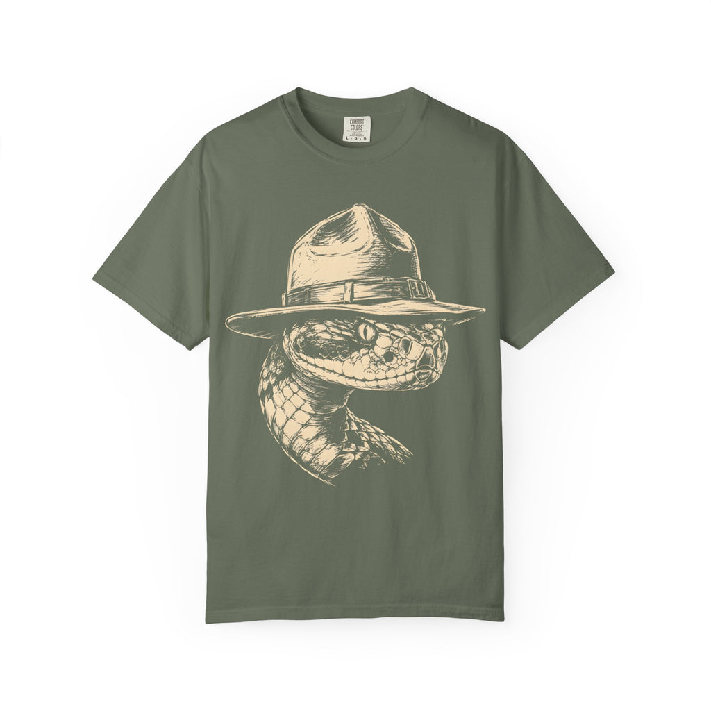 Rattlesnake Ranger — Vintage Sketch Outdoor Wildlife Tee