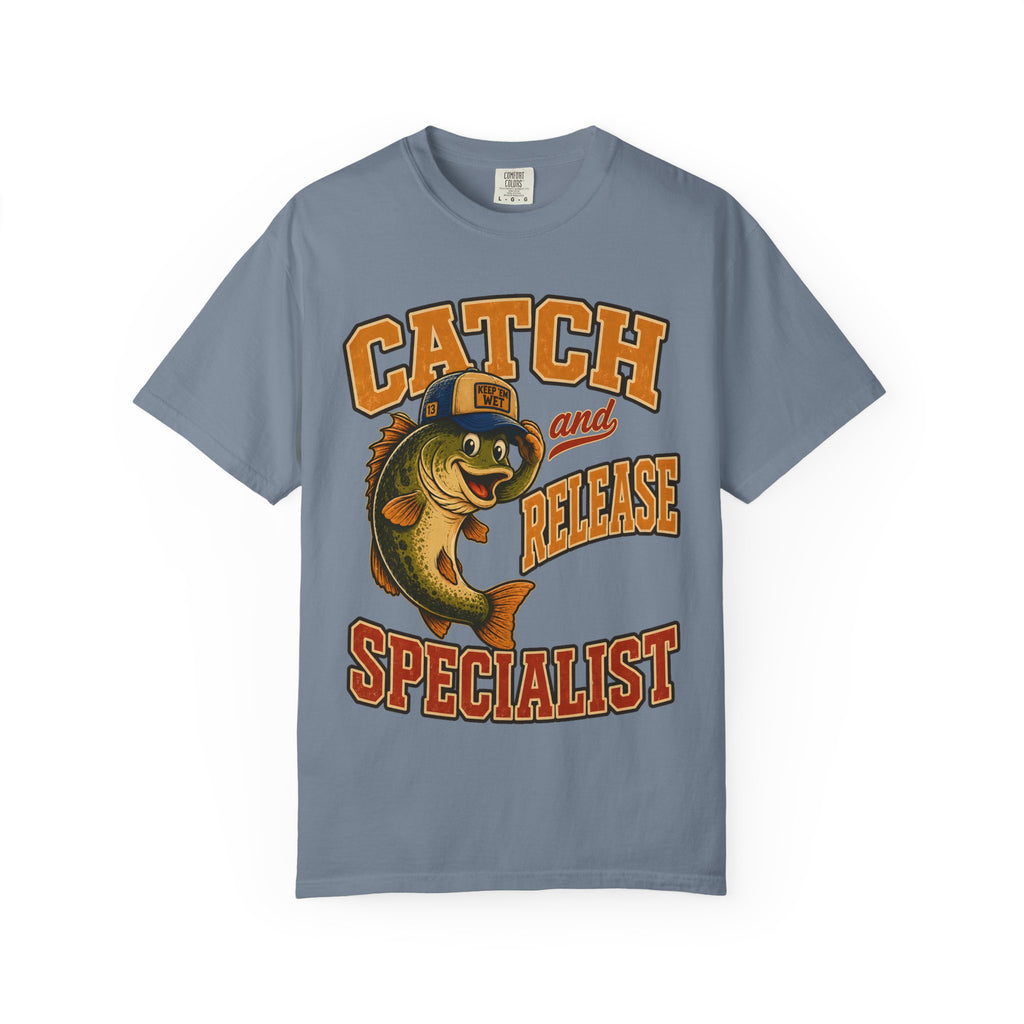 Catch and Release Specialist Funny Fishing Shirt — Bass Fishing Tee