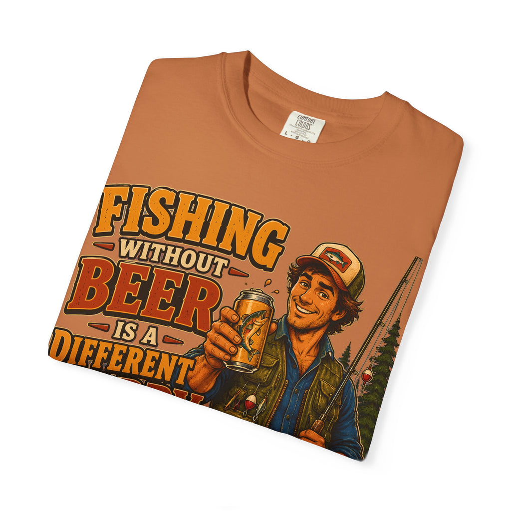 Fishing Without Beer Is a Different Hobby — Funny Fishing Tee