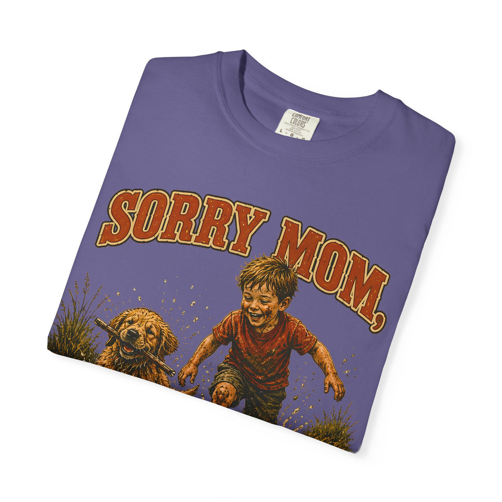 Sorry Mom The Creek Looked Fun — Vintage Camping Humor Tee