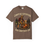 Campfire Supervisor Add Another Log — Funny Camping Dad Tee