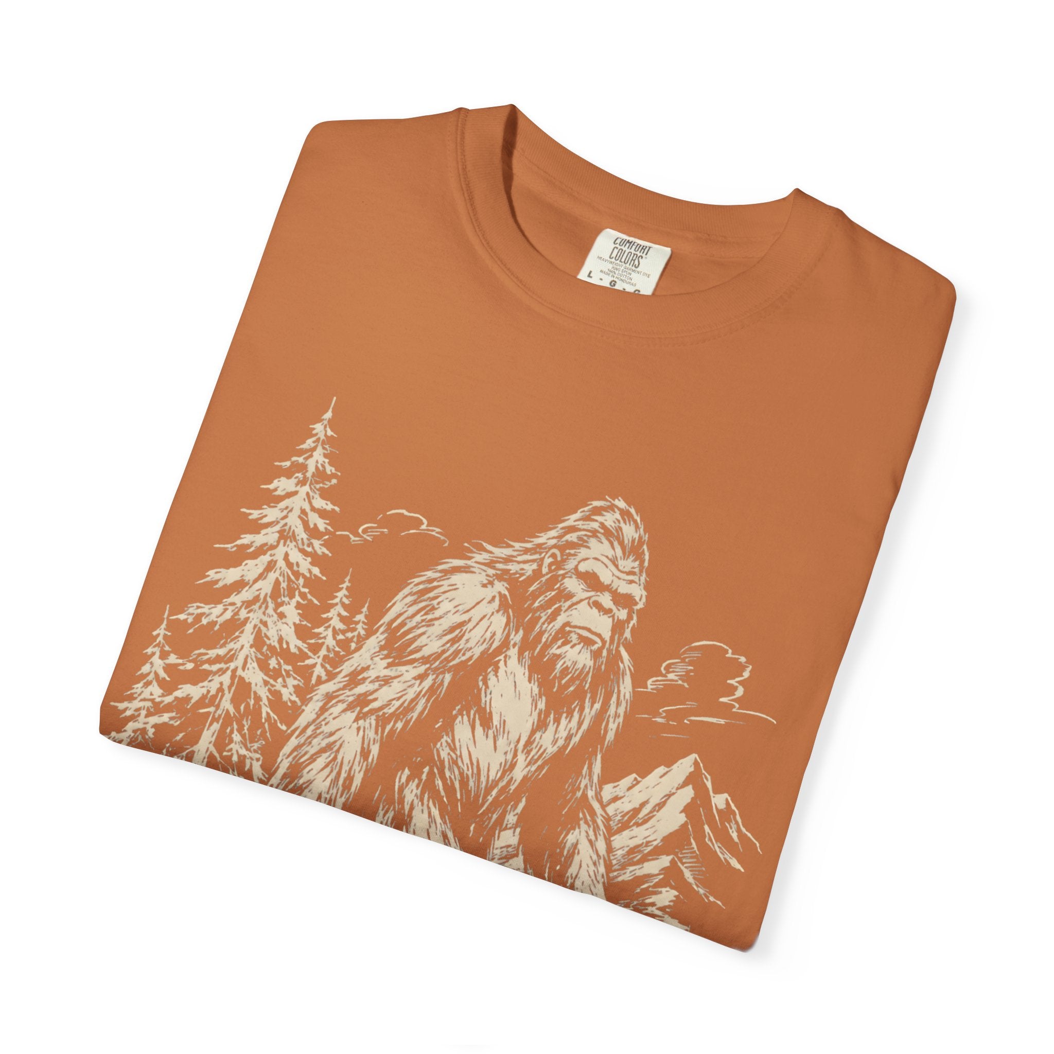 Bigfoot — Vintage Sasquatch Wilderness Sketch Tee