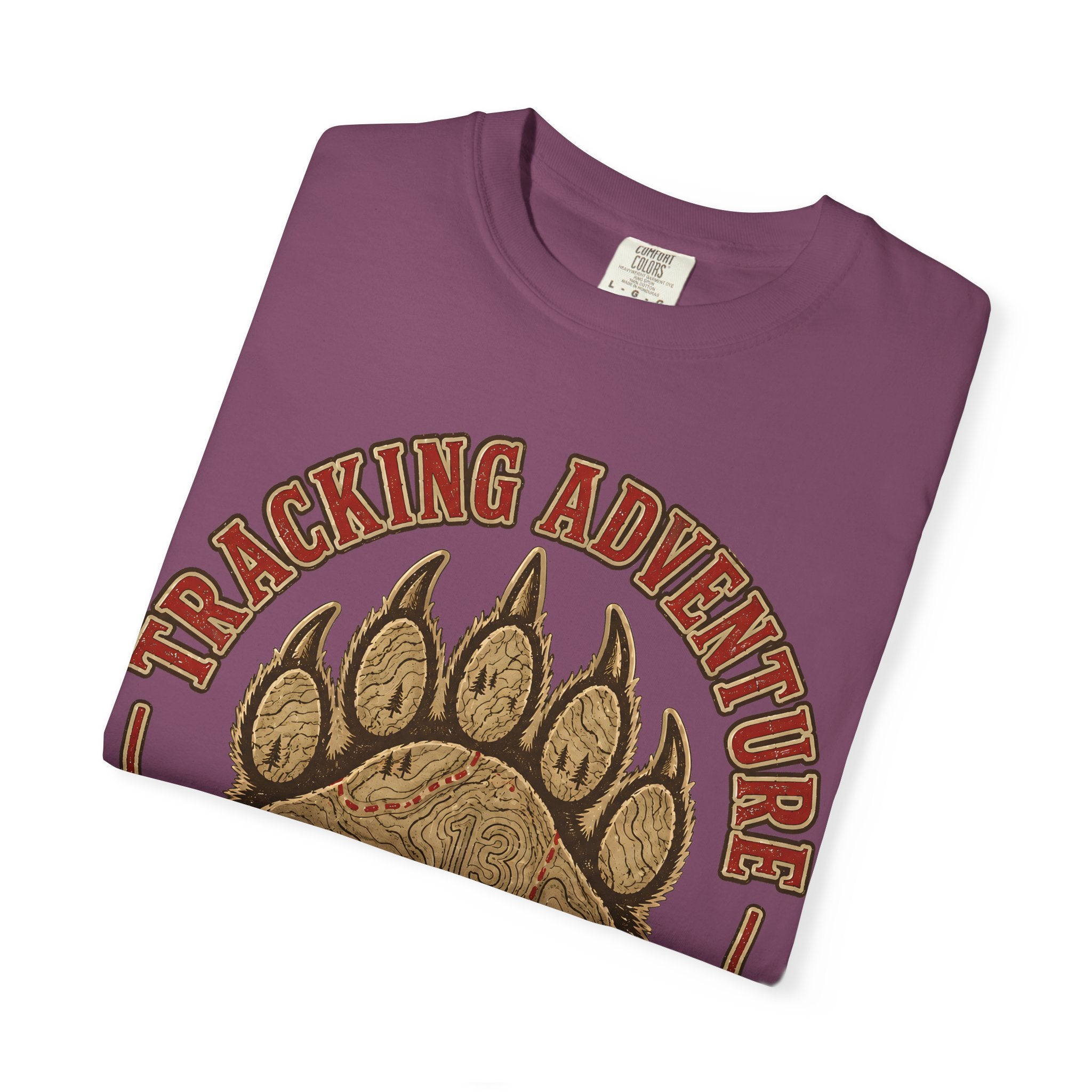 Tracking Adventure Follow the Path — Vintage Bear Paw Hiking Tee