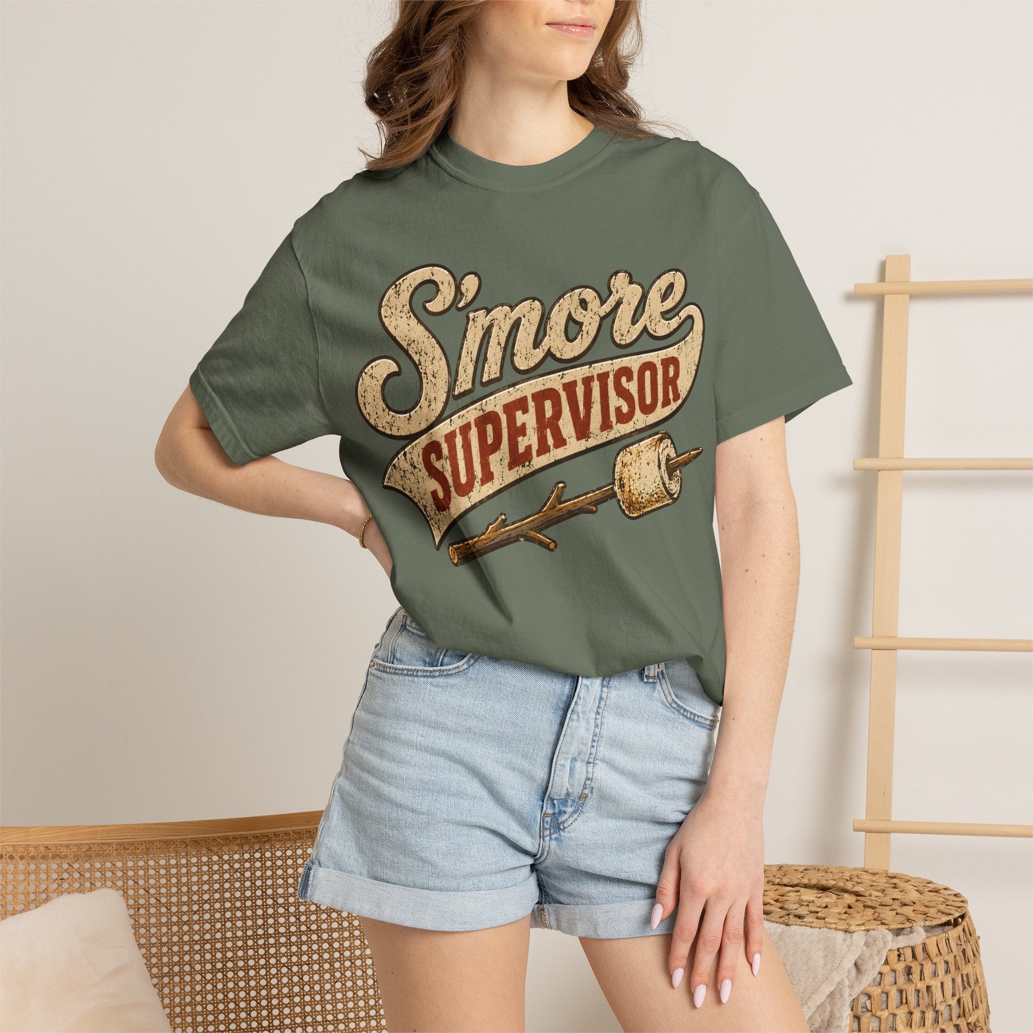S'more Supervisor — Funny Campfire Camping Humor Tee