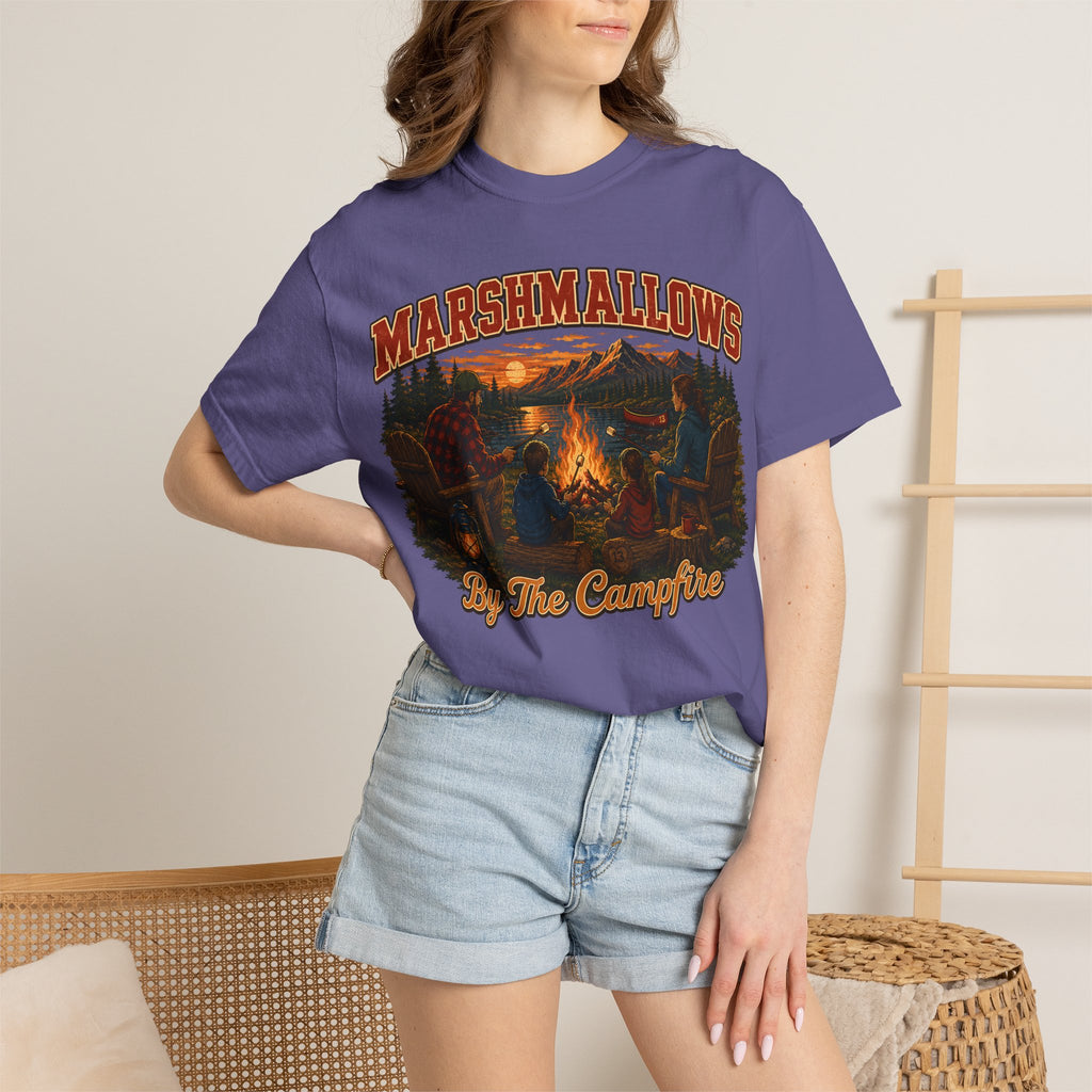 Marshmallows by the Campfire — Vintage Family Camping Tee
