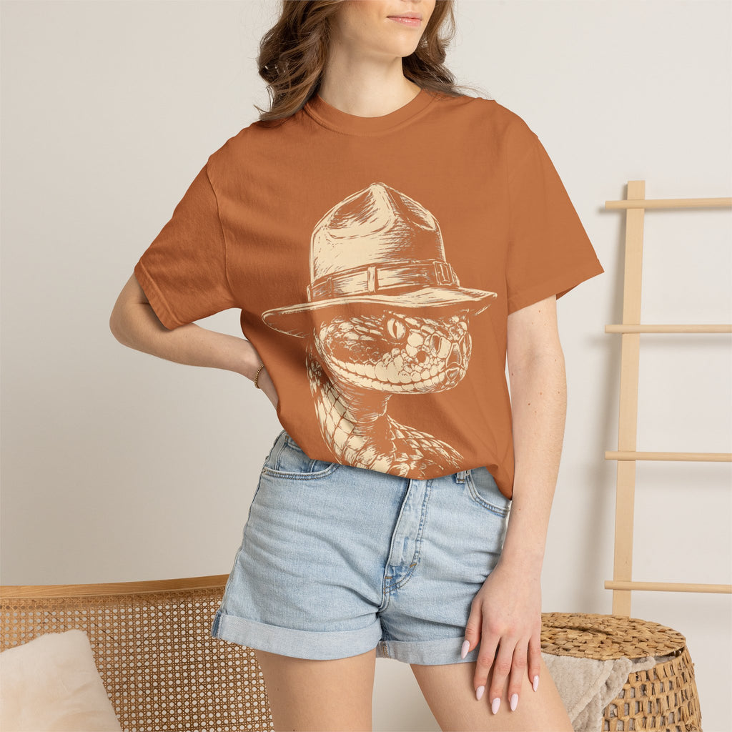 Rattlesnake Ranger — Vintage Sketch Outdoor Wildlife Tee
