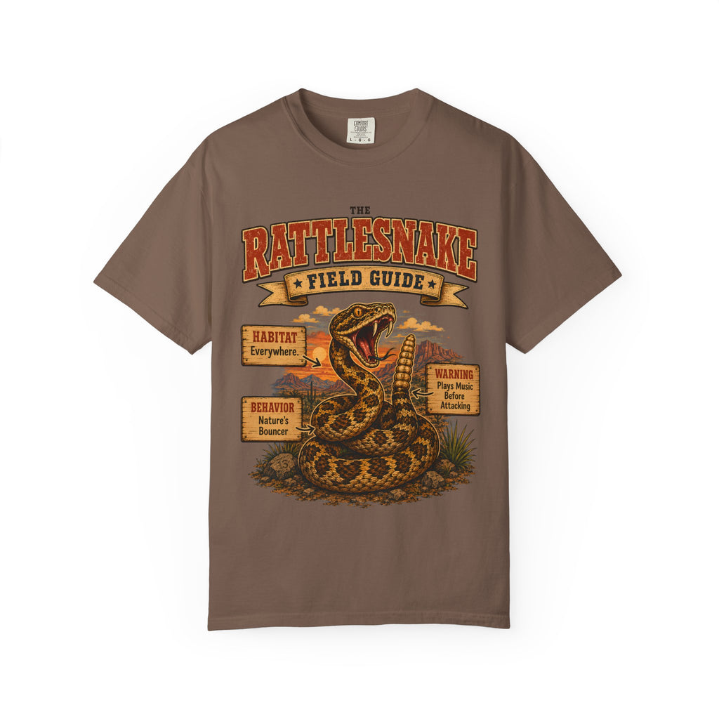 Rattlesnake Field Guide - Plays Music Before Attacking Tee