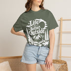 Life Is Better Outside Shirt — Vintage Outdoor Camping Tee