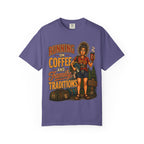 Running on Coffee and Family Traditions — Camping Humor Tee