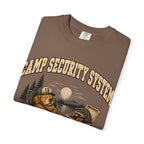 Camp Security System Napping — Funny Camping Dog Tee