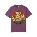No Signal No Problem — Retro Outdoor Camping Tee