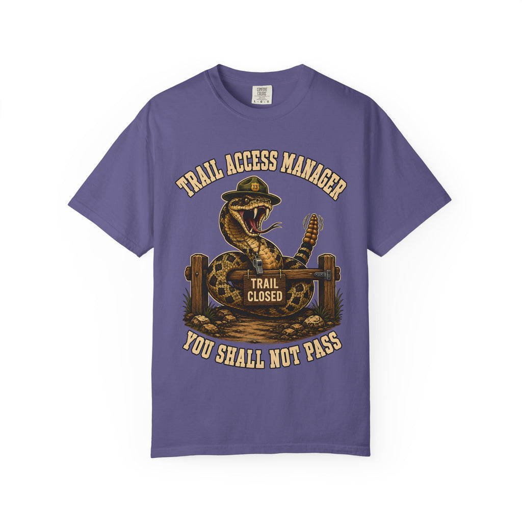 Trail Access Manager You Shall Not Pass — Rattlesnake Hiking Tee