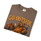 Go Outside Worst That Can Happen Is A Bear Attack Camp Tee