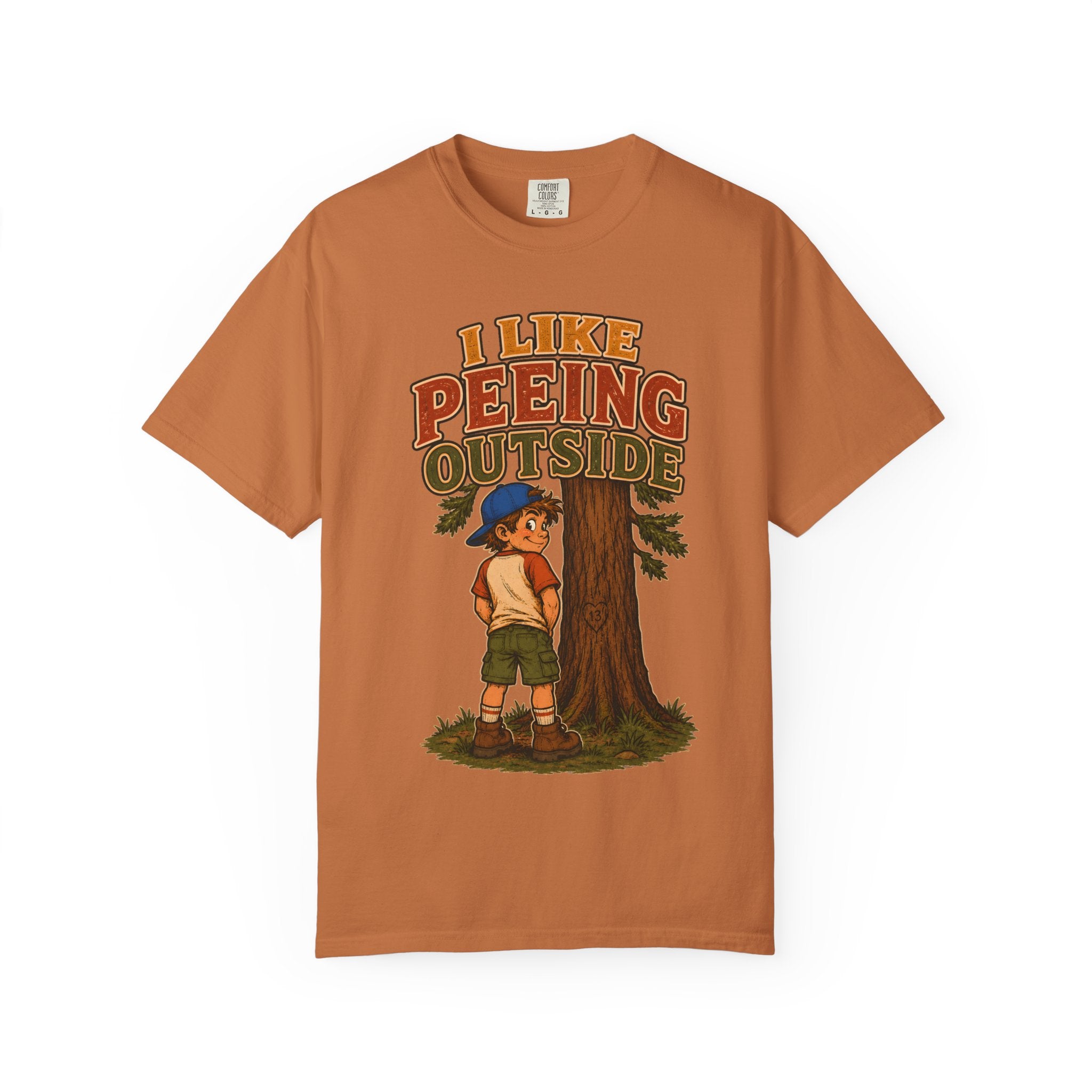 I Like Peeing Outside — Funny Camping Humor Tee