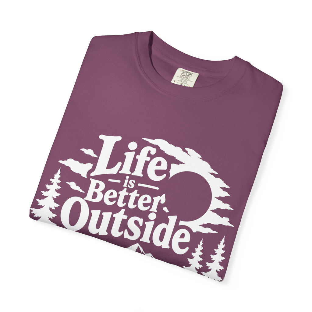 Life Is Better Outside Shirt — Vintage Outdoor Camping Tee