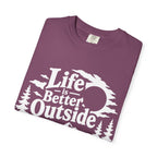 Life Is Better Outside Shirt — Vintage Outdoor Camping Tee