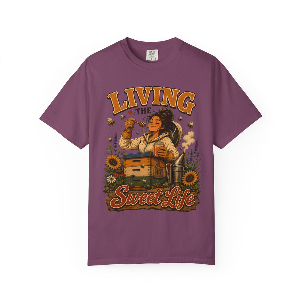 Living the Sweet Life Funny Beekeeping Shirt — Beekeeper Tee