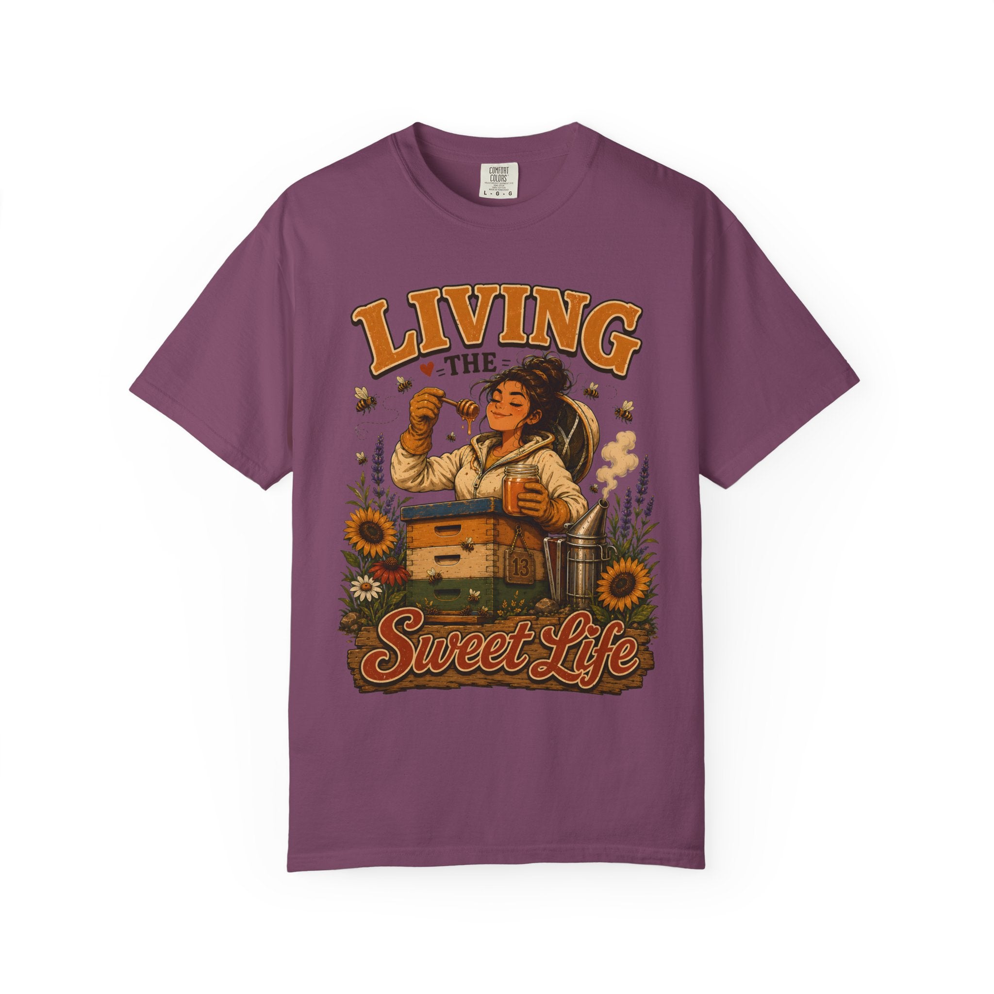 Living the Sweet Life Funny Beekeeping Shirt — Beekeeper Tee