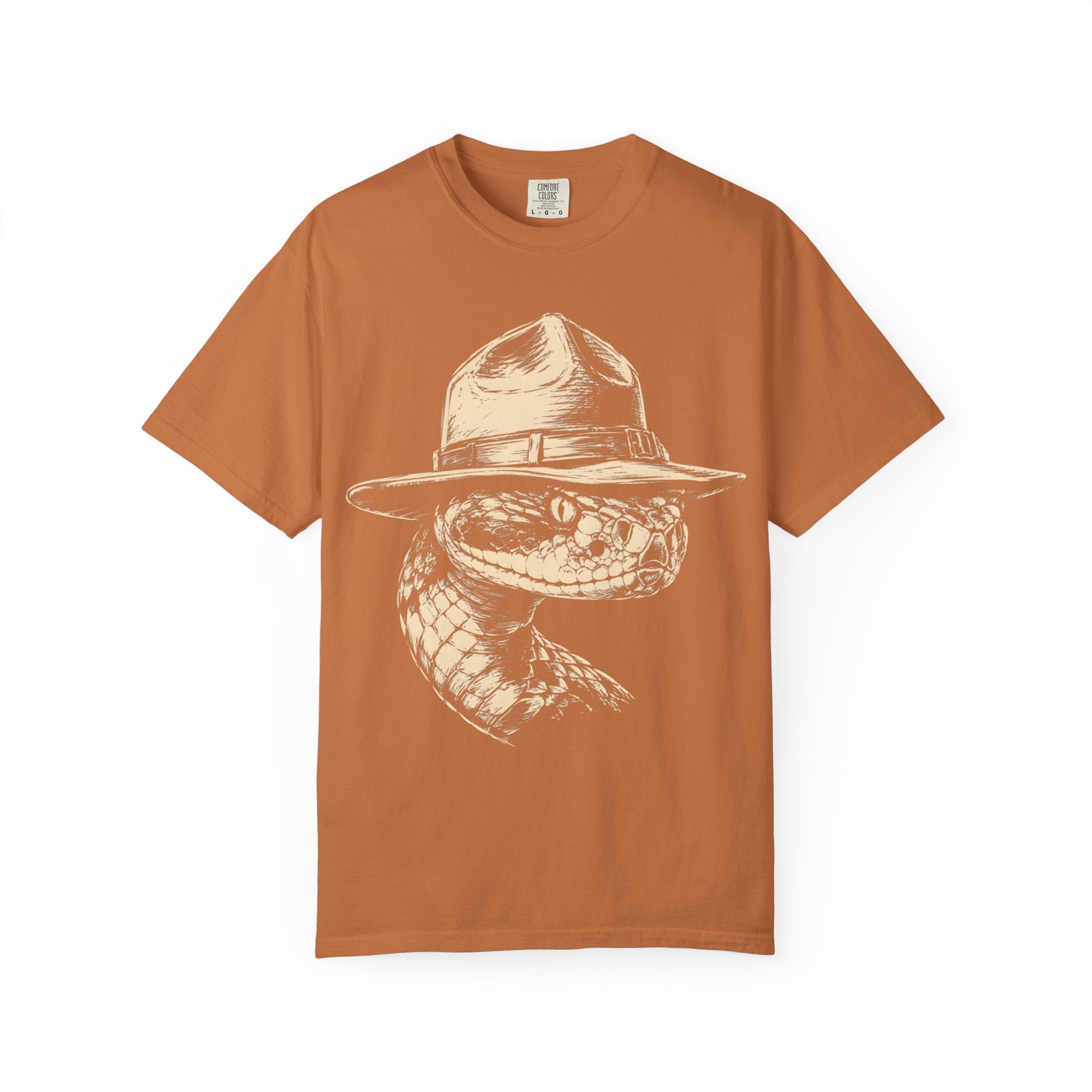 Rattlesnake Ranger — Vintage Sketch Outdoor Wildlife Tee