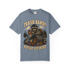 Trash Bandit Repeat Offender — Funny Raccoon Camping Tee