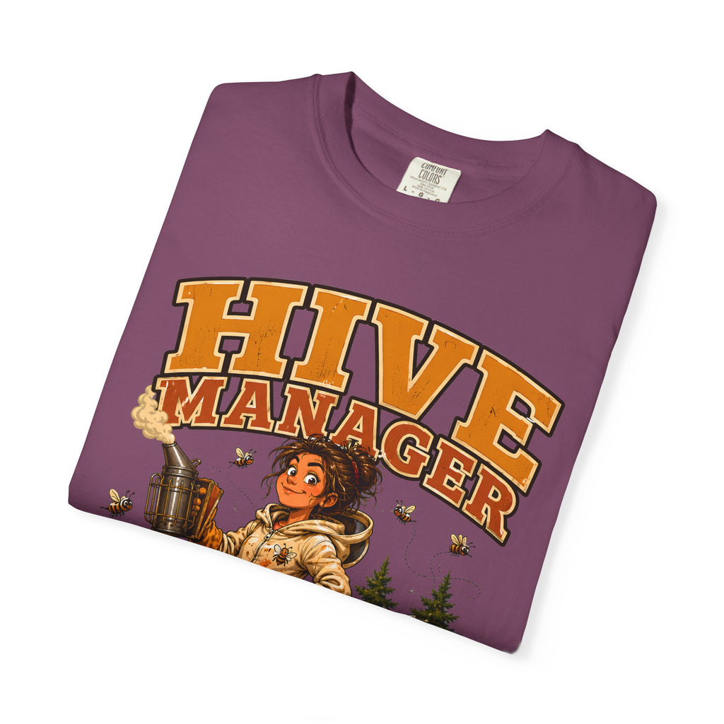 Hive Manager Funny Beekeeping Shirt — Keep Calm and Bee Kind Tee