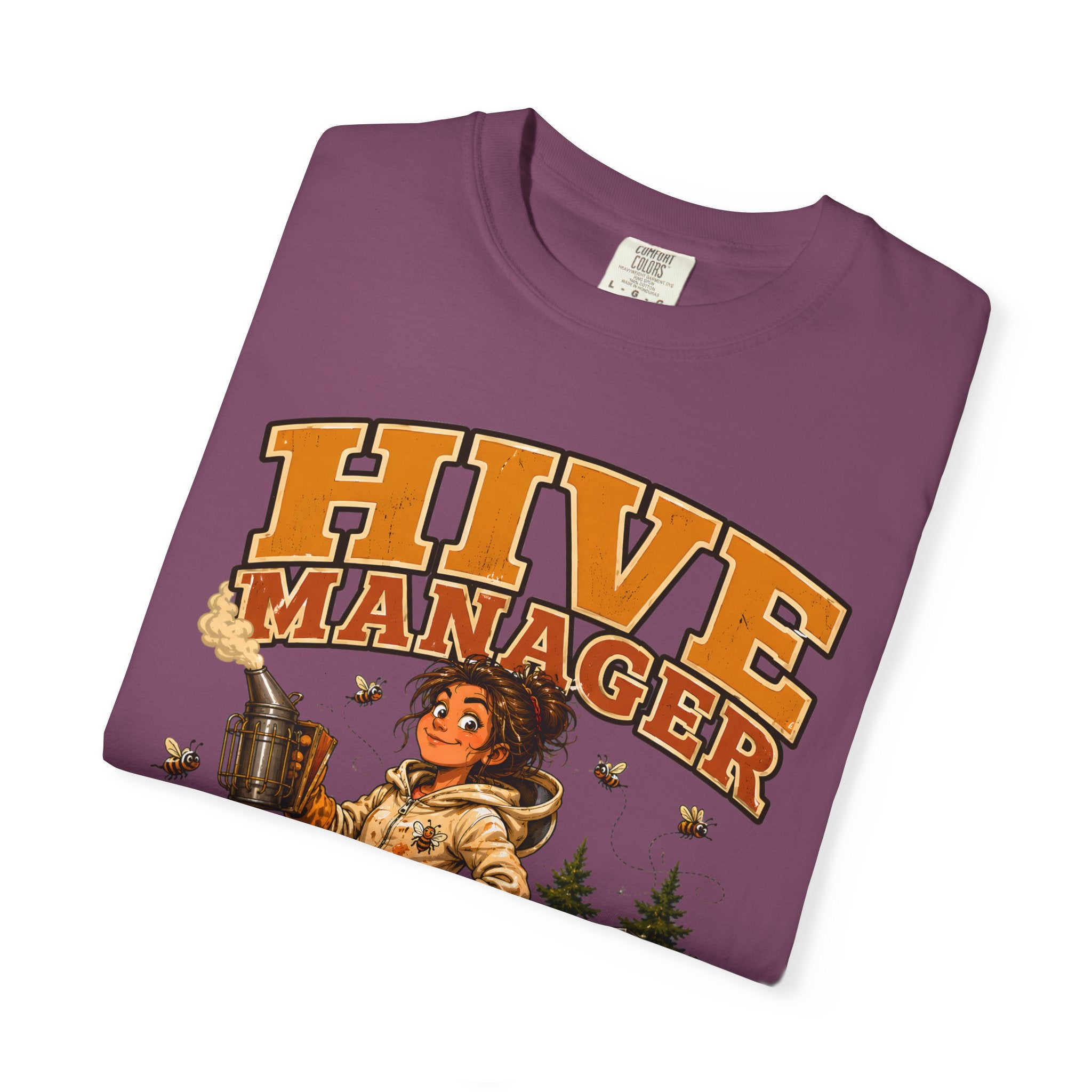 Hive Manager Funny Beekeeping Shirt — Keep Calm and Bee Kind Tee