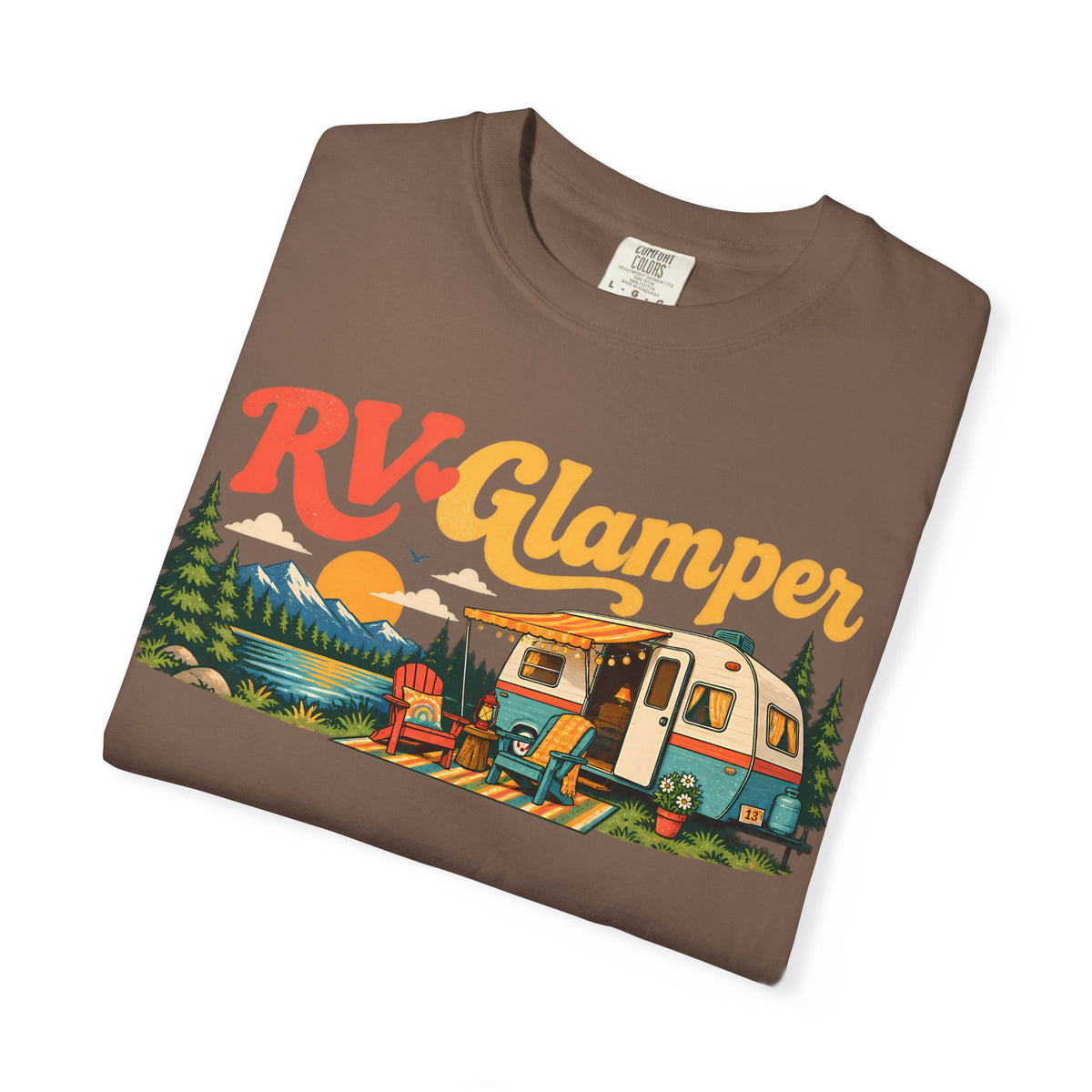 Rv Glamper Half Color T-Shirt