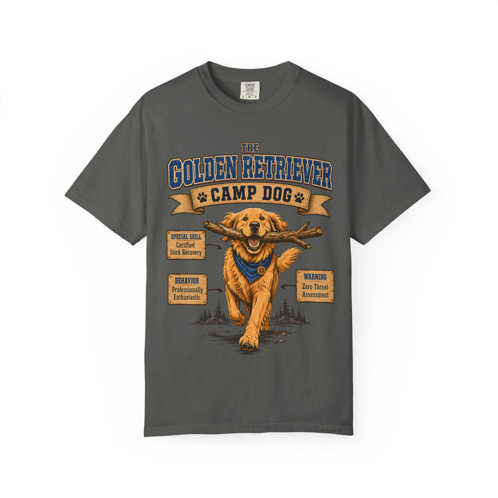 Golden Retriever Camp Dog T-Shirt