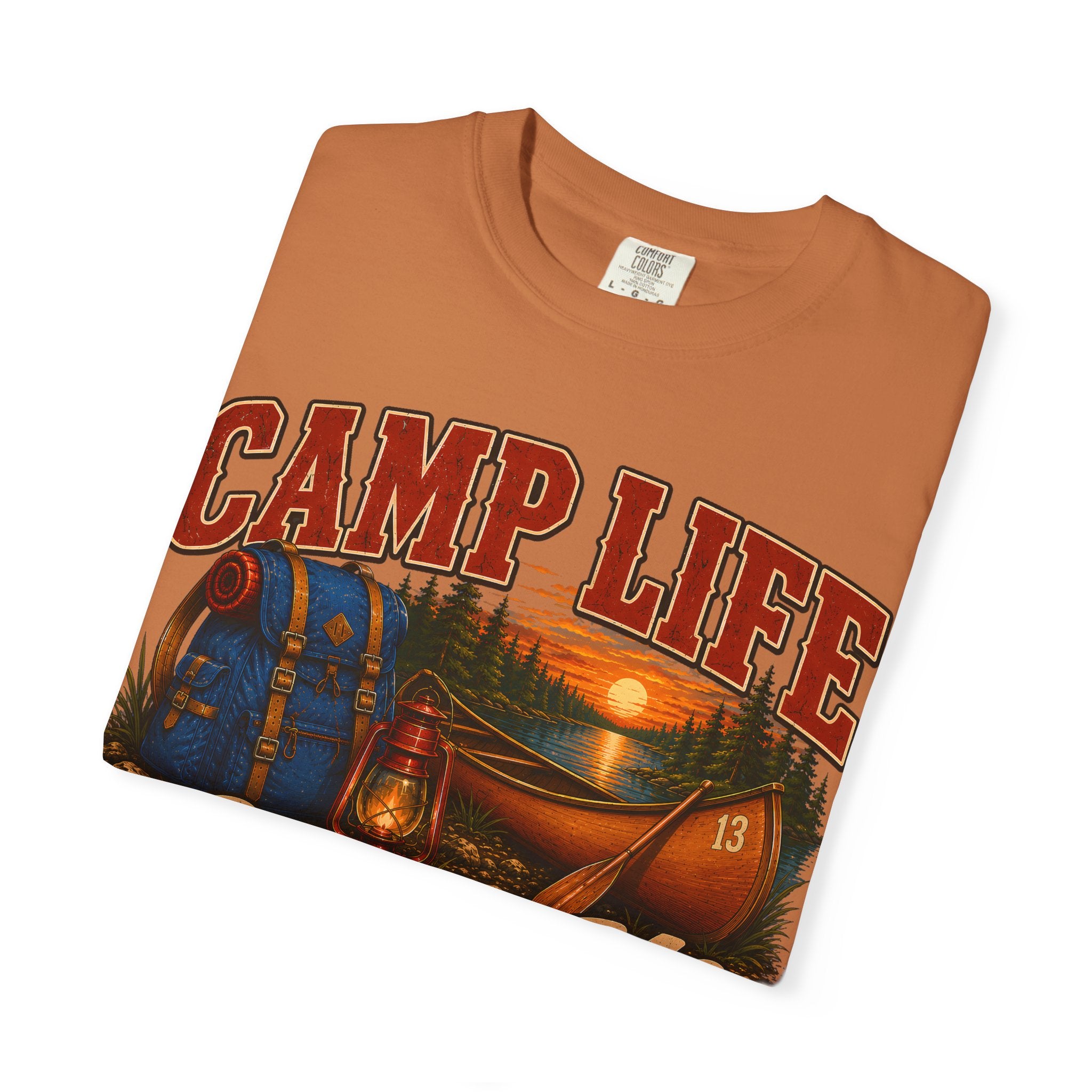 Camp Life Chose Me Vintage Camping Shirt — Outdoor Lake Tee