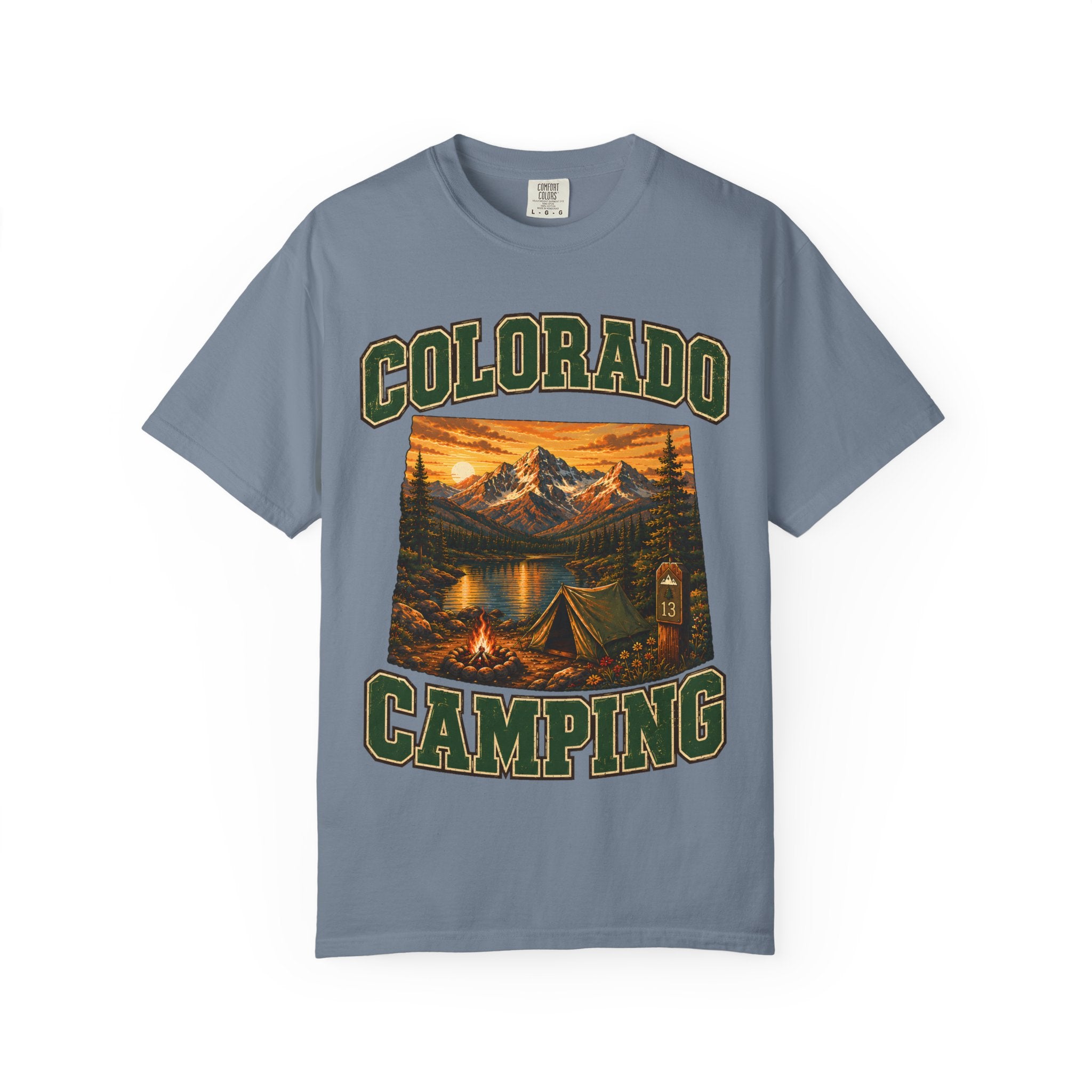 Colorado Camping Shirt — Rocky Mountain Vintage Outdoor Tee