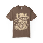 French Bulldog in a Hat — Vintage Sketch Dog Tee