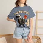 Fumigation Specialist Clear the Area — Skunk Outdoor Humor Tee