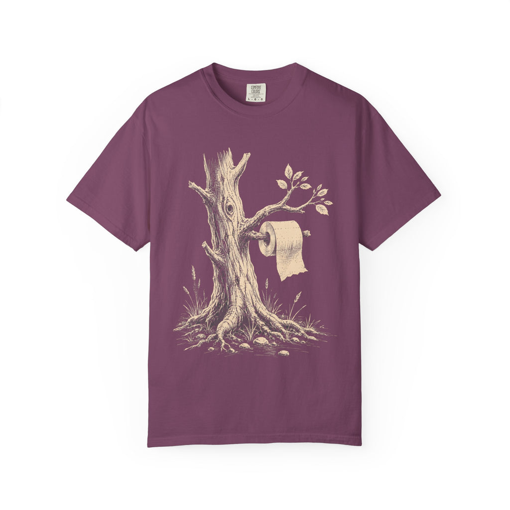 Toilet Tree — Funny Camping Outdoor Humor Sketch Tee