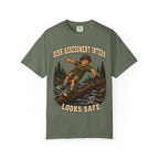 Risk Assessment Intern Looks Safe — Funny Camping Humor Tee